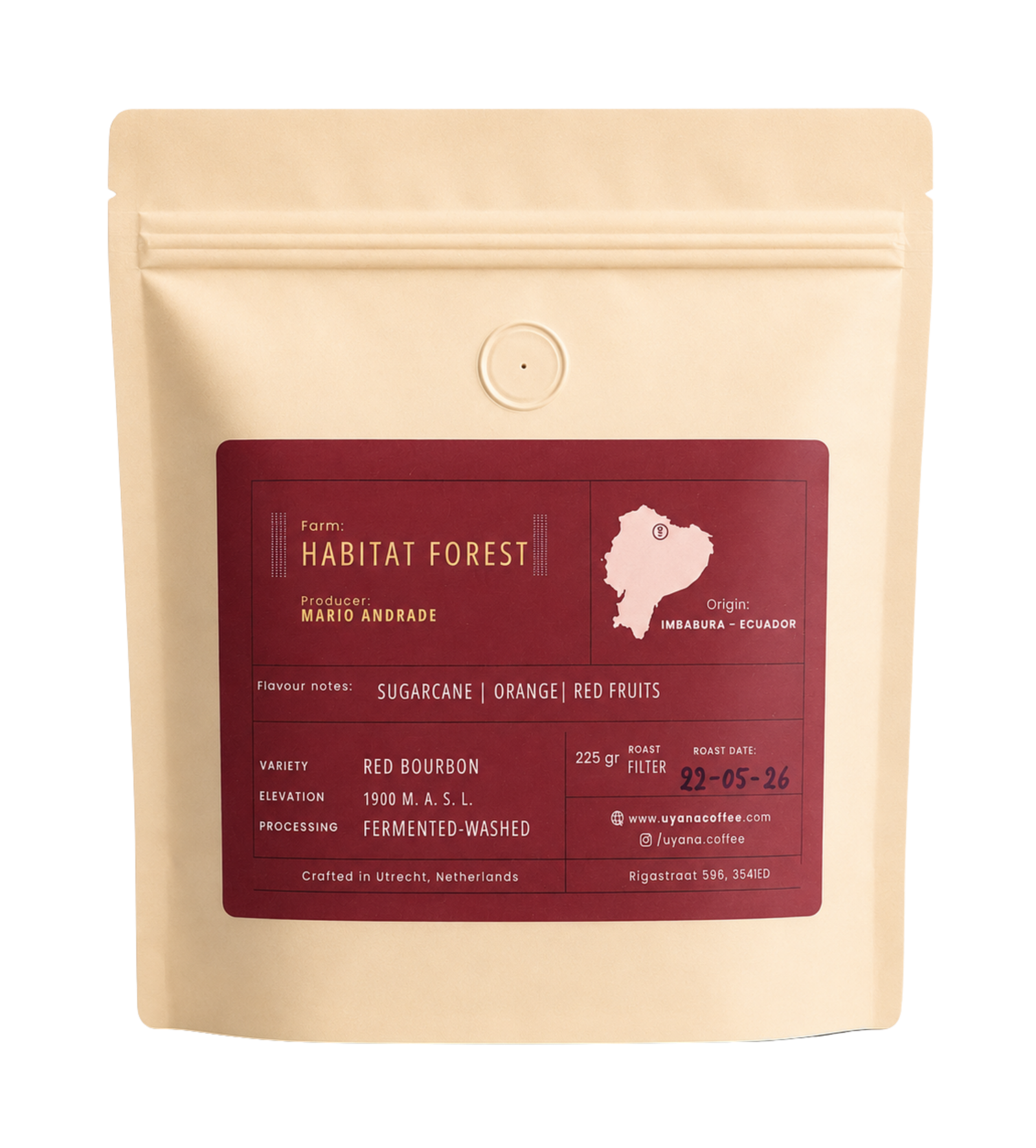 Mario Andrade | Red Bourbon Washed